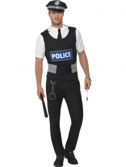 Kostým policista s vestou